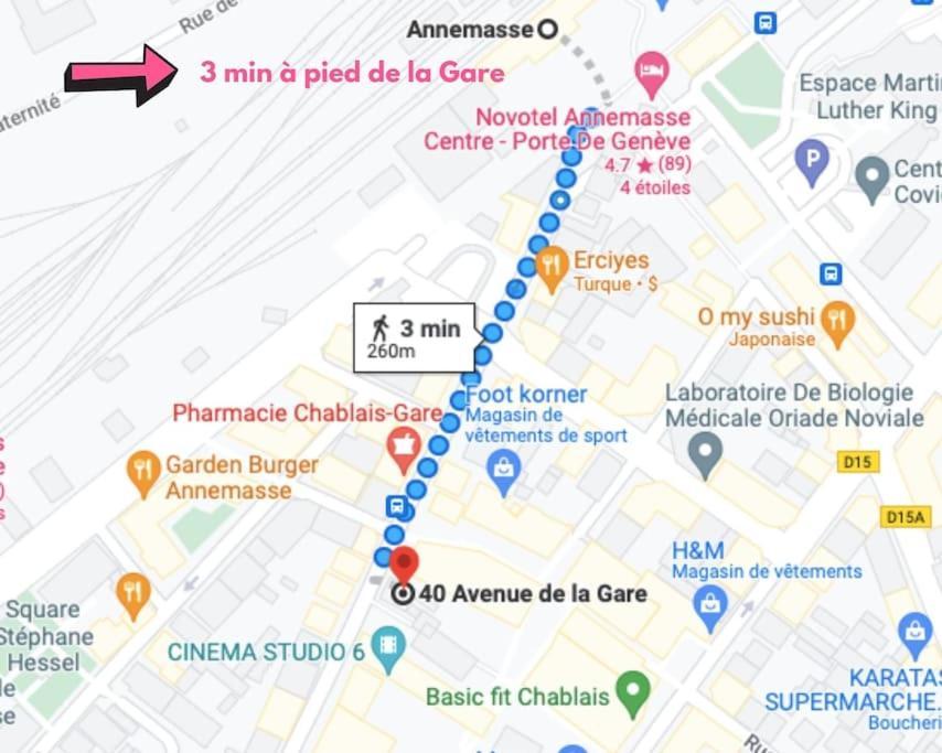 Green Cocon - Gare Annemasse A 3Min-Geneve Acces Direct Екстериор снимка