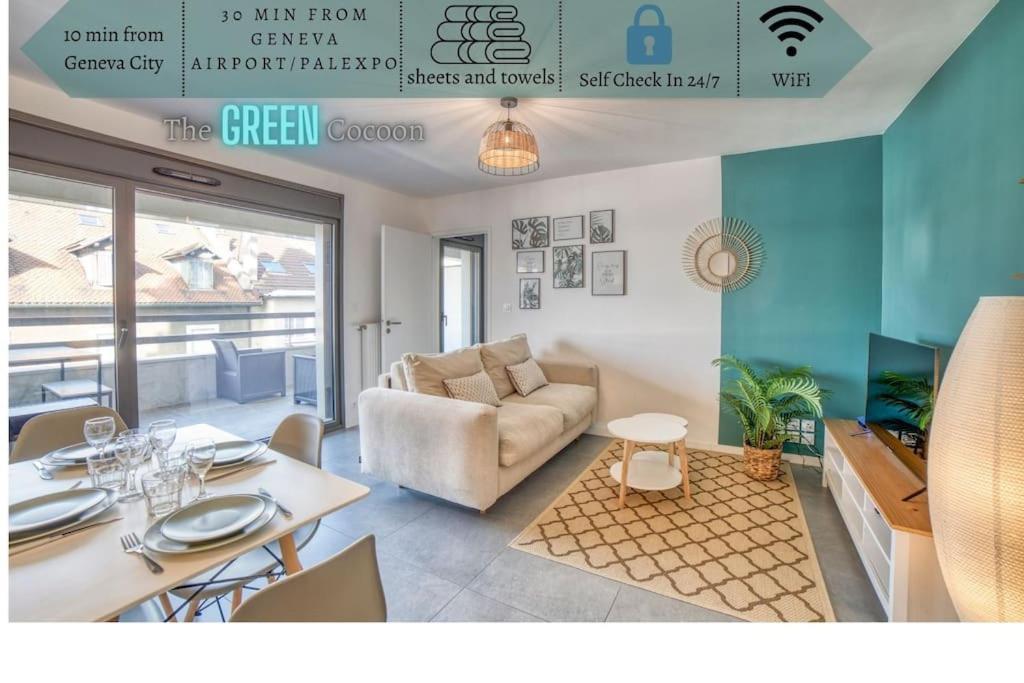 Green Cocon - Gare Annemasse A 3Min-Geneve Acces Direct Екстериор снимка